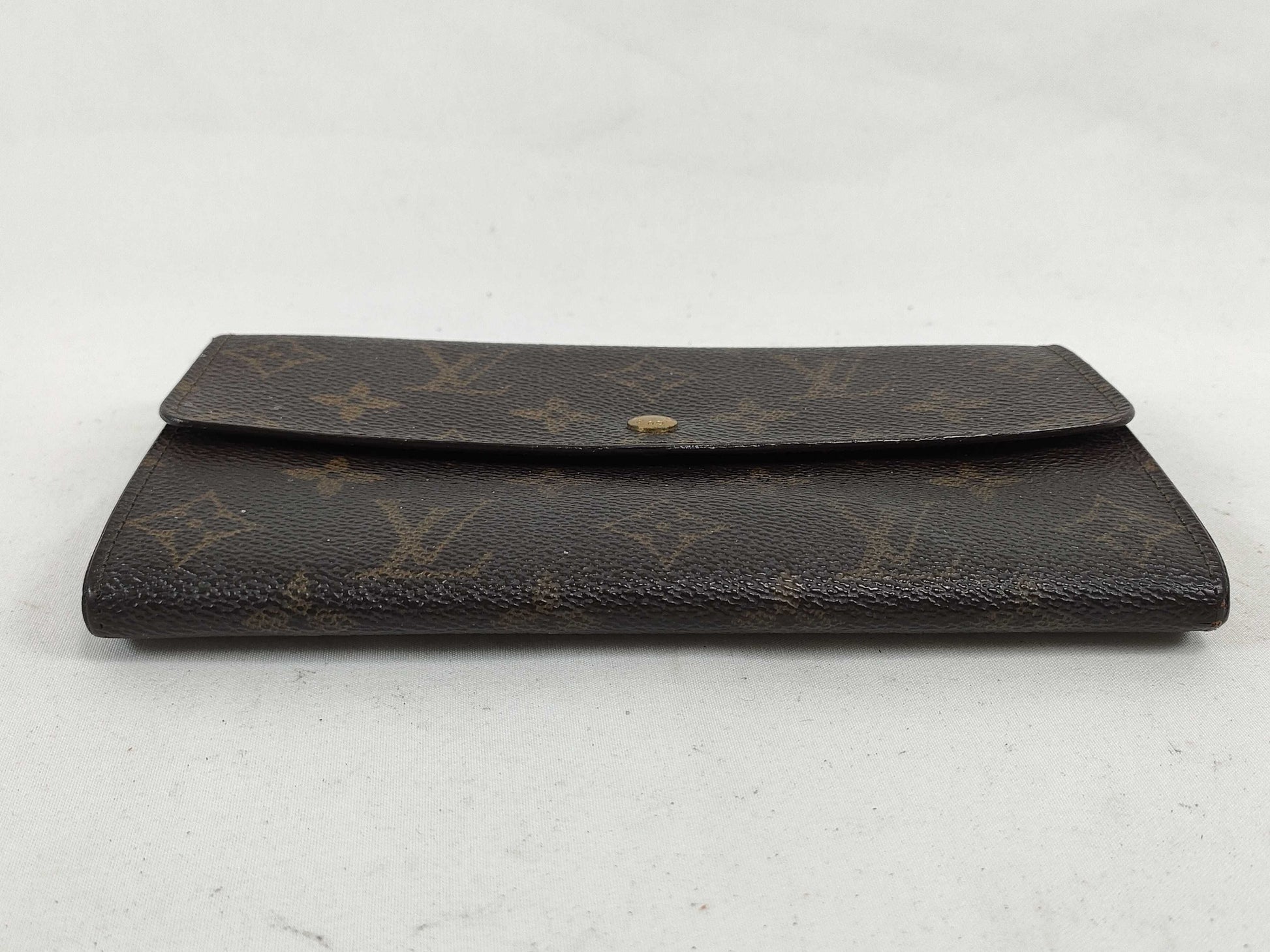 LOUIS VUITTON Monogram LOUIS VUITTON Louis Vuitton Pochette Porte Monnaie Credit Monogram M61723 Long Wallet