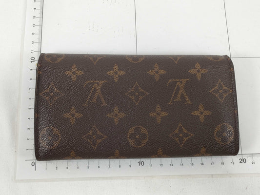 LOUIS VUITTON Monogram LOUIS VUITTON Louis Vuitton Portefeuille Sarah M61734 Monogram Long Wallet