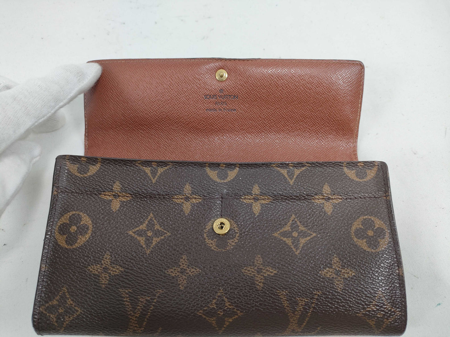 LOUIS VUITTON Monogram LOUIS VUITTON Louis Vuitton Portefeuille Sarah M61734 Monogram Long Wallet