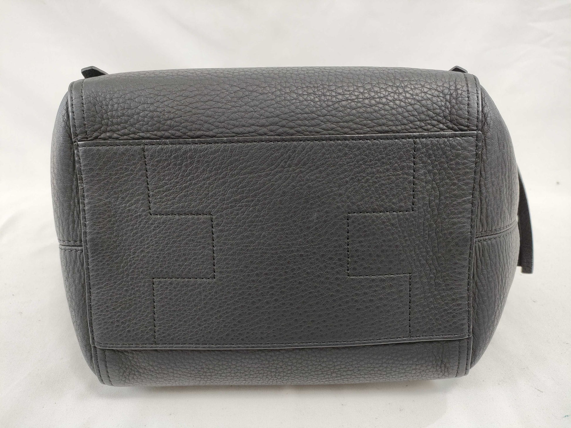 Tory Burch Tory Burch Handbag Leather Half Moon Black Handbag