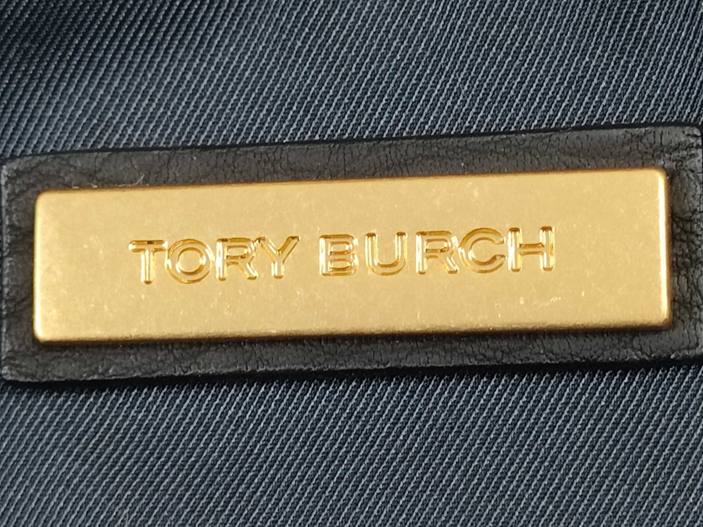 Tory Burch Tory Burch Handbag Leather Half Moon Black Handbag
