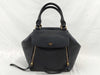 Tory Burch Tory Burch Handbag Leather Half Moon Black Handbag
