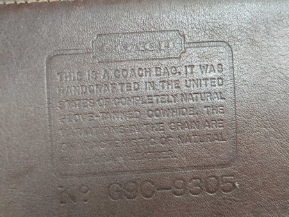 COACH Old Coach Handbag, Glovetanned Leather, Genuine Leather, 9305 Tote Bag