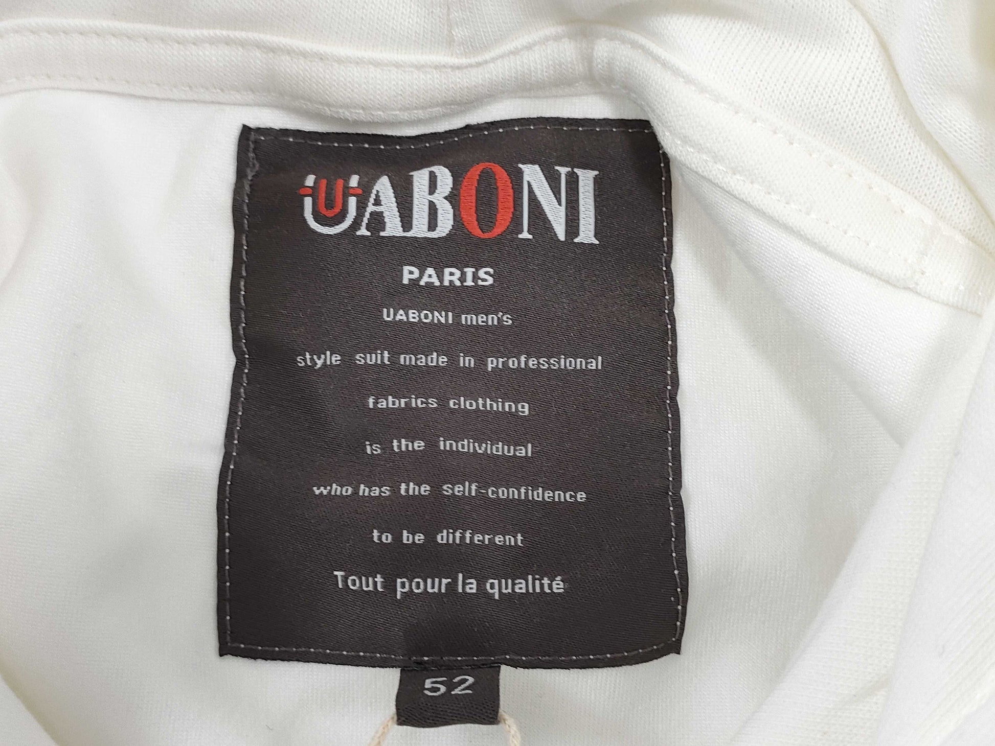 UABONI Monogram Hoodie with Tag Top
