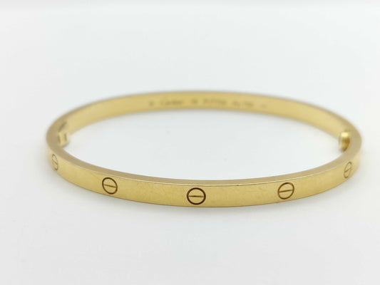 Cartier Love Bracelet Small #16 Yellow Gold AU750 18.3g Bracelet/Bangle 