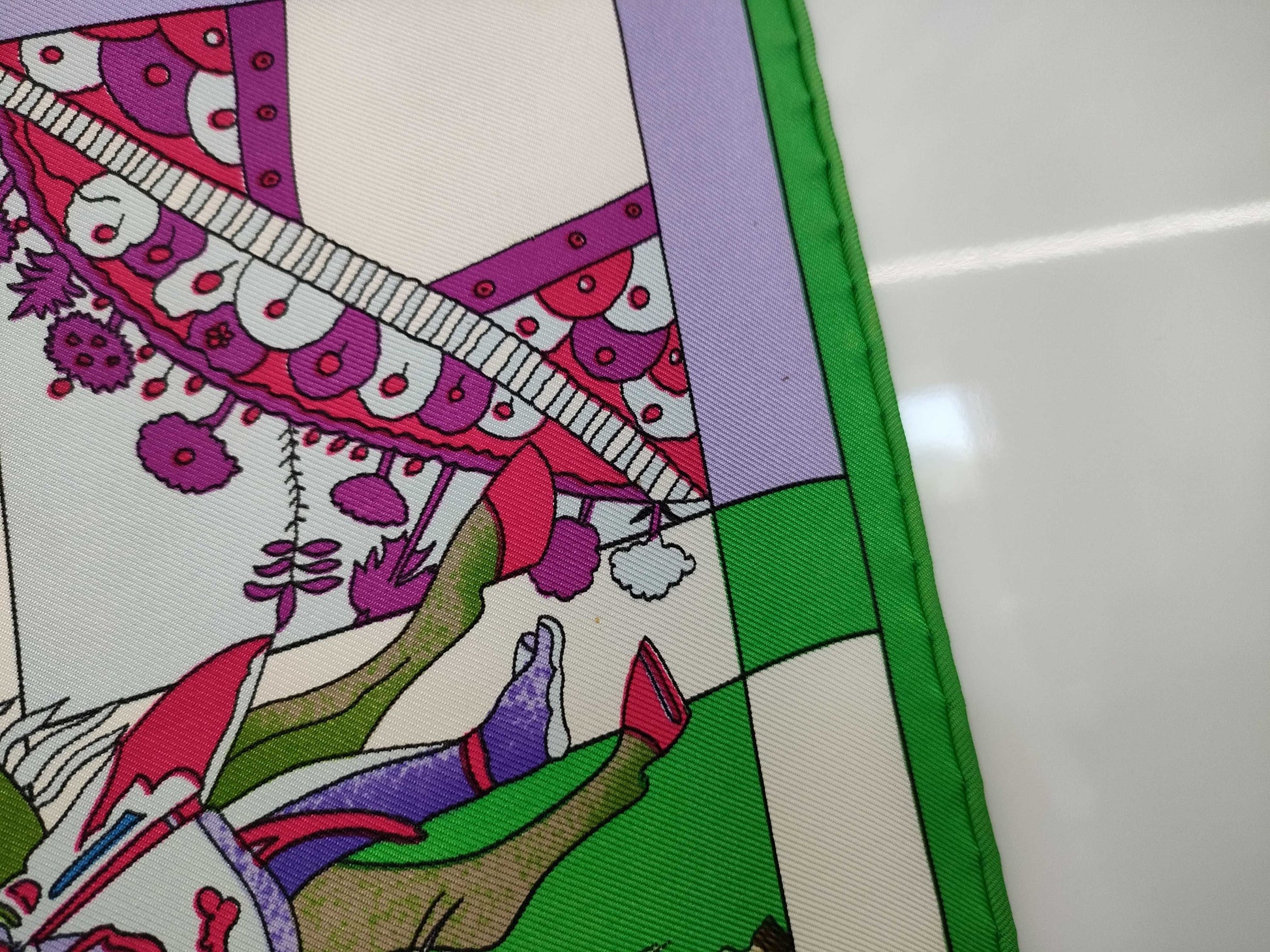 HERMES HERMES Carré 90 "Dazzling India" Scarf