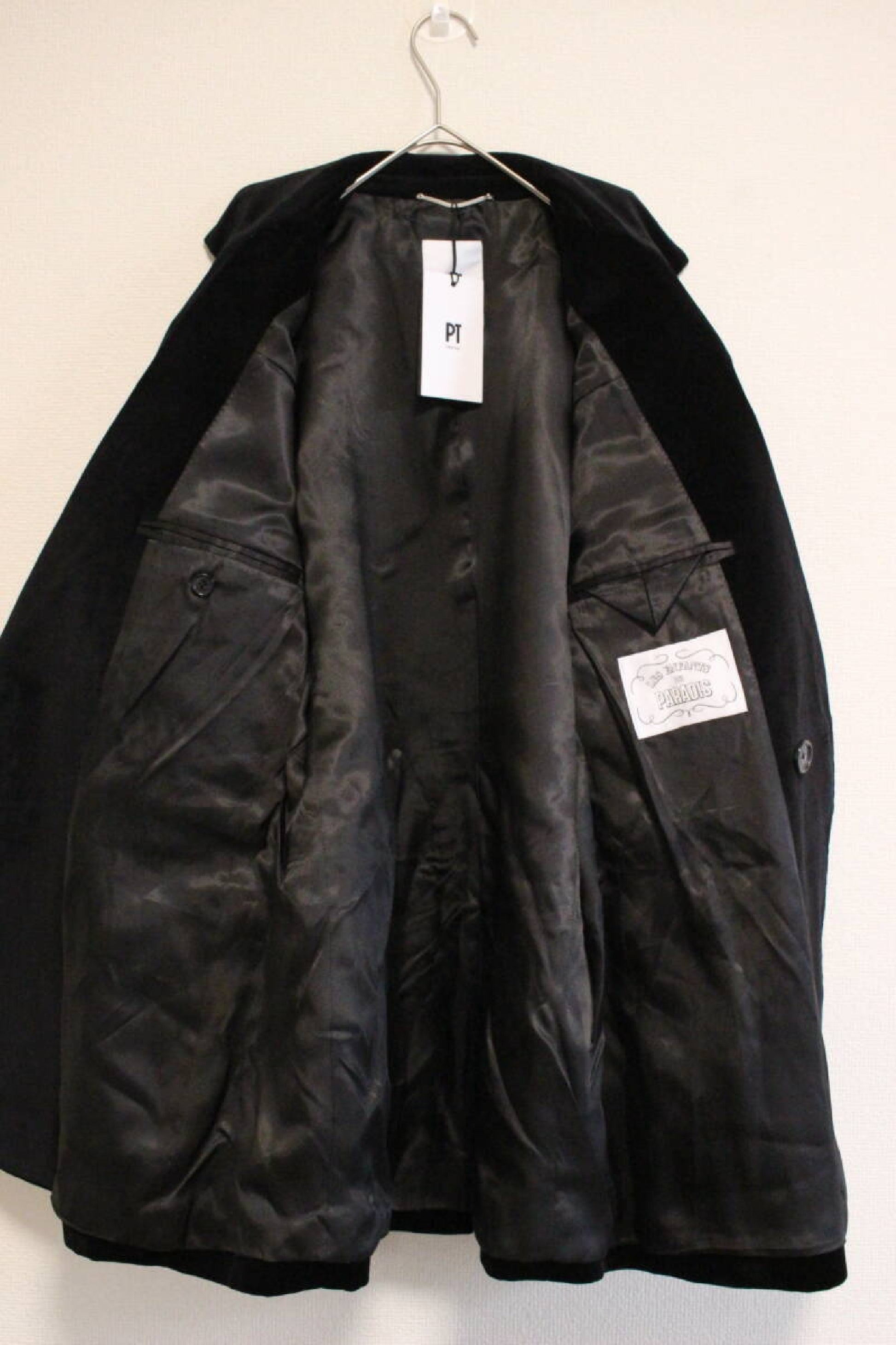 PT TORINO Men's Velour Jacket, Size 46, with Tag