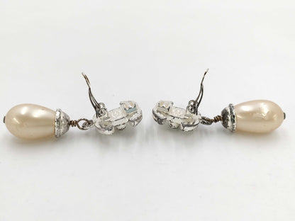 CHANEL Coco Mark Pearl 96A Earrings