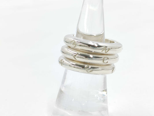 CHANEL Chanel logo triple ring