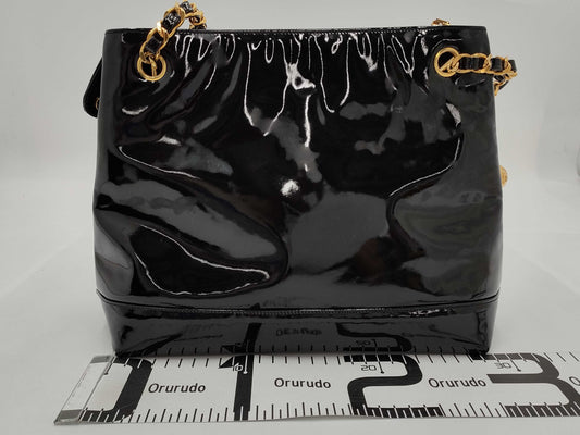 CHANEL Coco Mark Enamel Chain Tote 2677051 Tote Bag