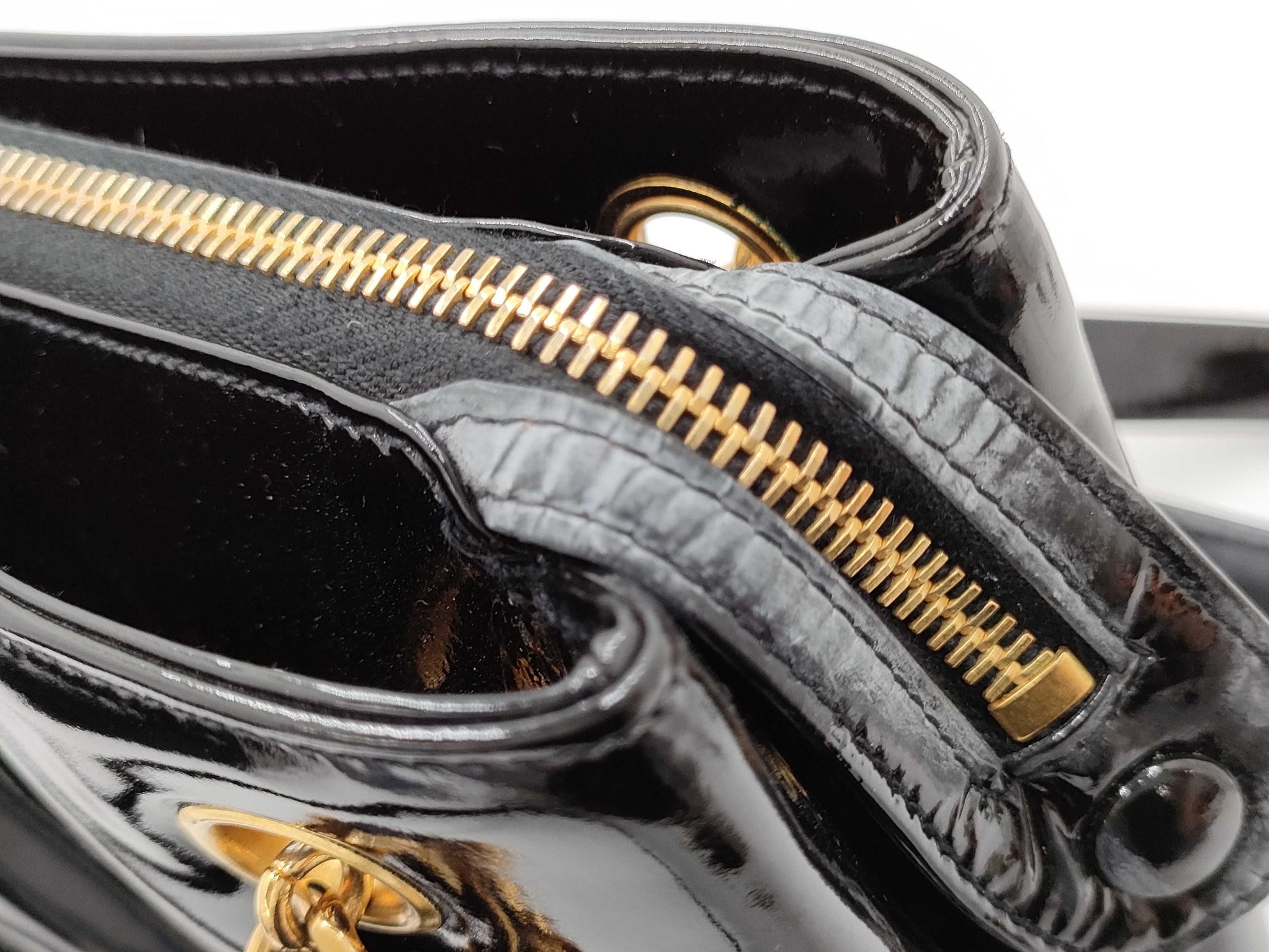 CHANEL Coco Mark Enamel Chain Tote 2677051 Tote Bag
