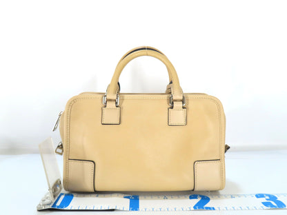 LOEWE Amazona 23 352.30. N71 Leather Beige 2-Way Handbag