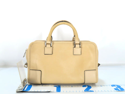 LOEWE Amazona 23 352.30. N71 Leather Beige 2-Way Handbag
