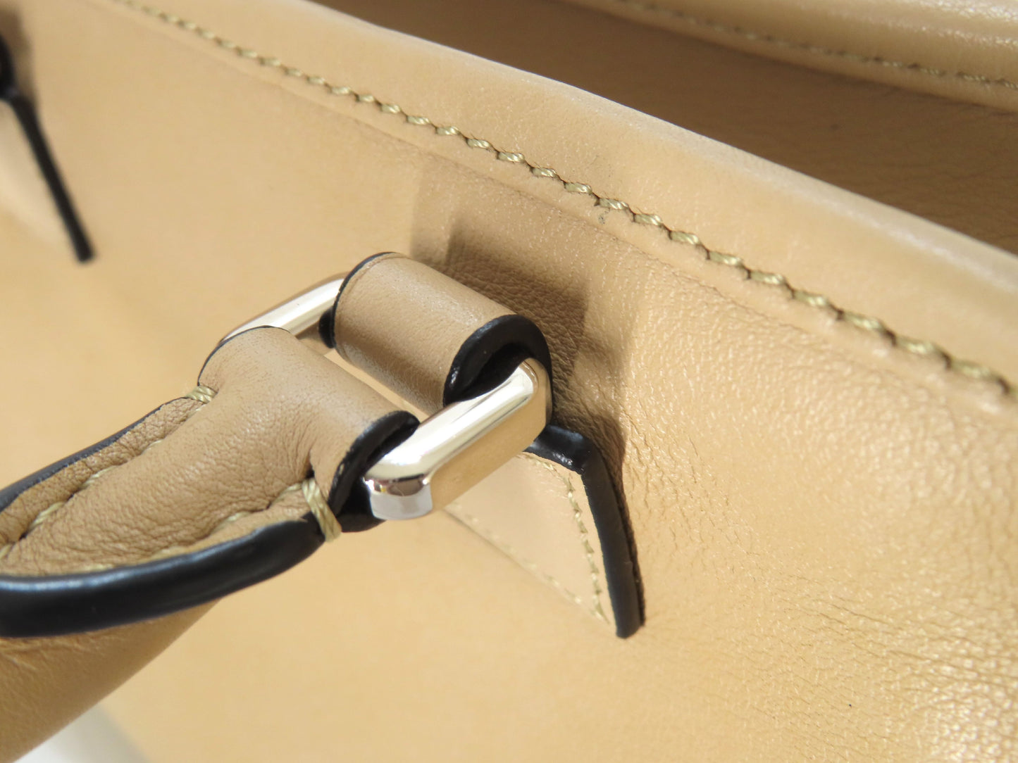 LOEWE Amazona 23 352.30. N71 Leather Beige 2-Way Handbag