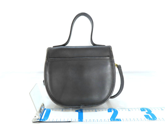 COACH 9957 2-Way Shoulder Bag, Handbag, Black Leather, Shoulder Bag