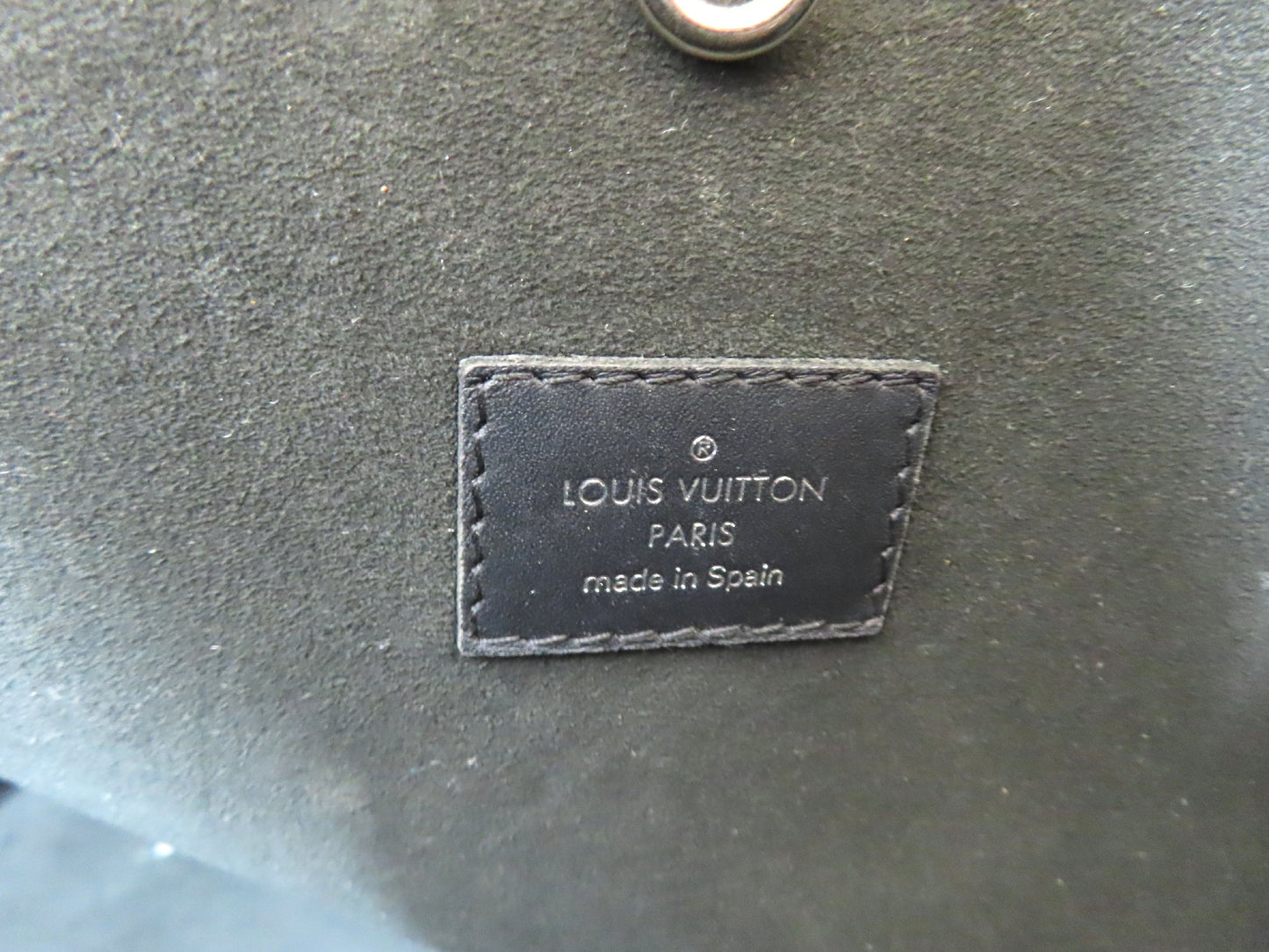 LOUIS VUITTON Epi Neverfull MM Noir M40932 CA1173 Tote Bag