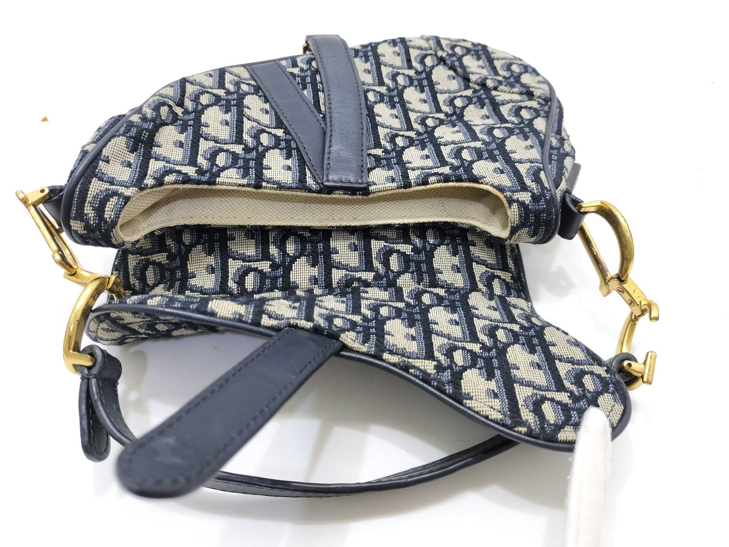 Dior Trotter Dior Oblique Saddle Bag Canvas Shoulder Bag Handbag