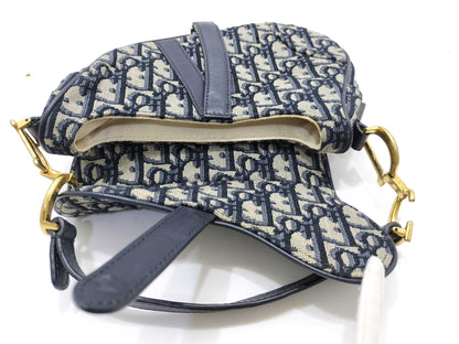 Dior Trotter Dior Oblique Saddle Bag Canvas Shoulder Bag Handbag