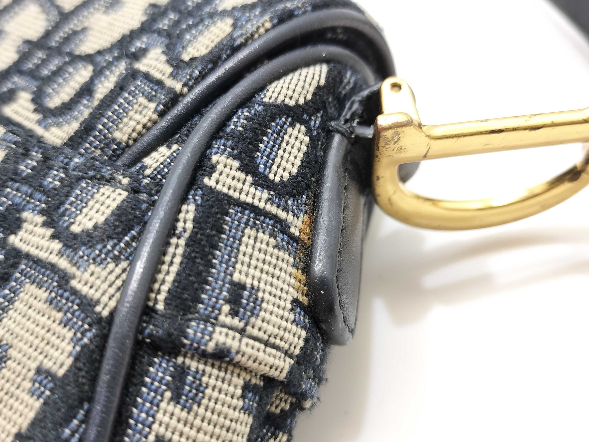 Dior Trotter Dior Oblique Saddle Bag Canvas Shoulder Bag Handbag