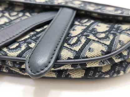 Dior Trotter Dior Oblique Saddle Bag Canvas Shoulder Bag Handbag