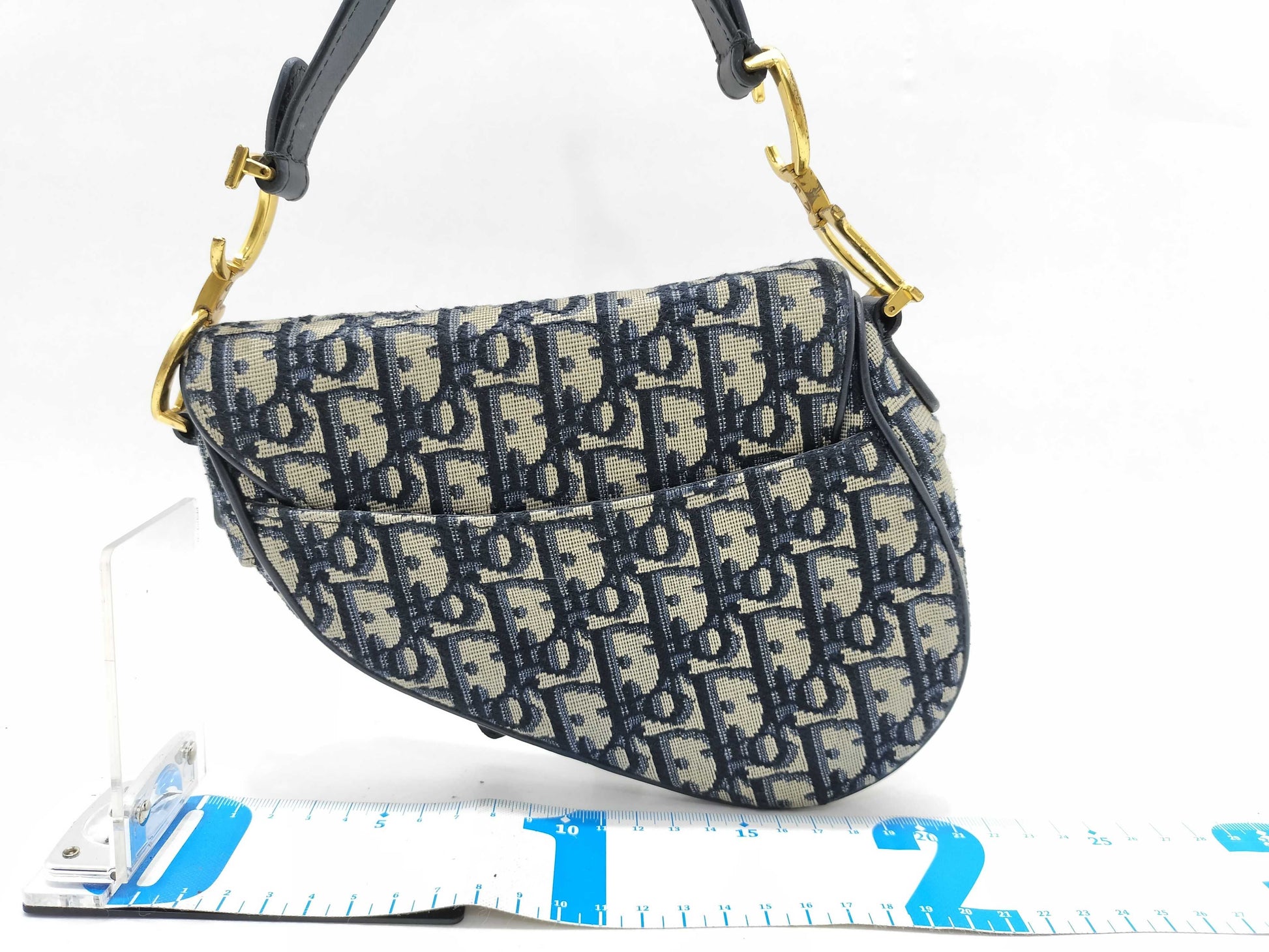 Dior Trotter Dior Oblique Saddle Bag Canvas Shoulder Bag Handbag
