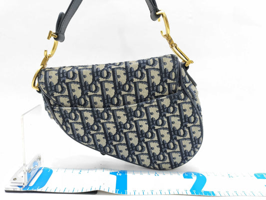 Dior Trotter Dior Oblique Saddle Bag Canvas Shoulder Bag Handbag