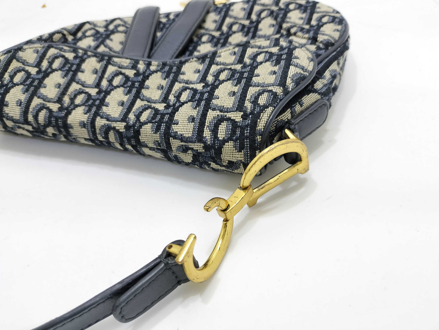 Dior Trotter Dior Oblique Saddle Bag Canvas Shoulder Bag Handbag