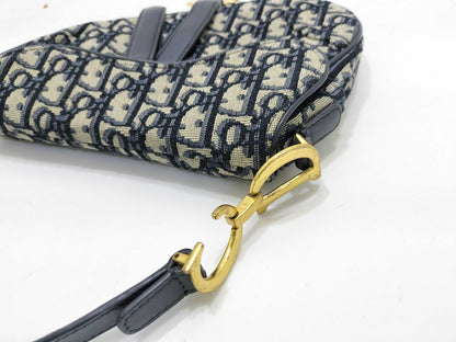 Dior Trotter Dior Oblique Saddle Bag Canvas Shoulder Bag Handbag