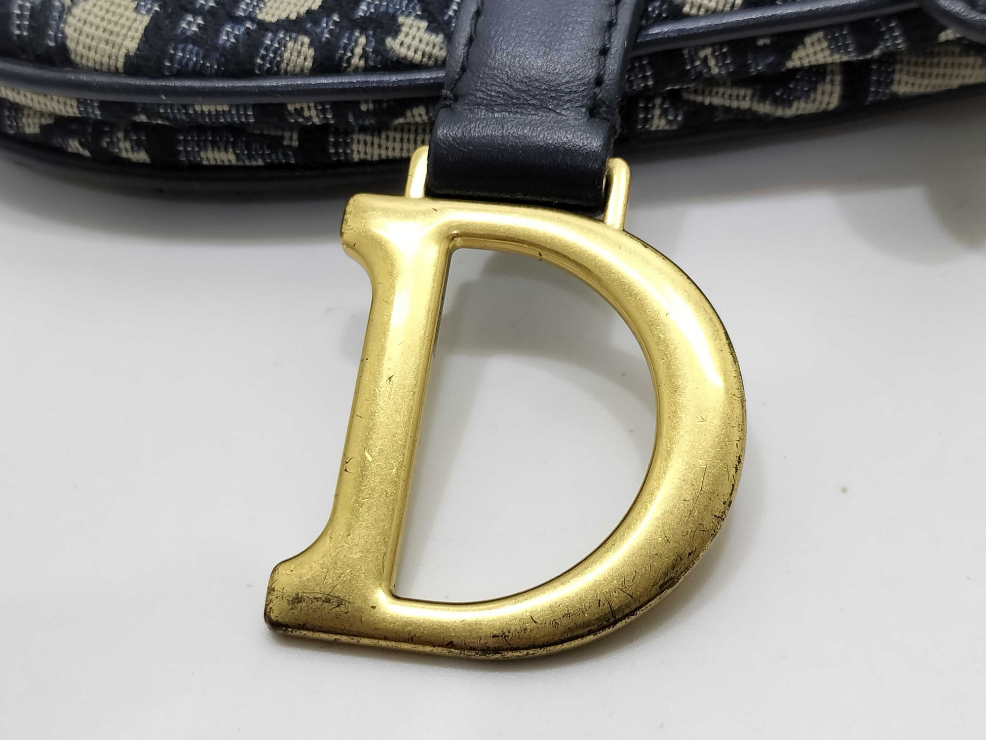 Dior Trotter Dior Oblique Saddle Bag Canvas Shoulder Bag Handbag