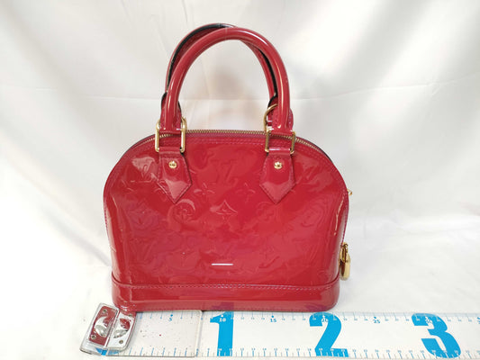 LOUIS VUITTON MI 0134 RFID Unverified Vernis Louis Vuitton Alma BB Handbag