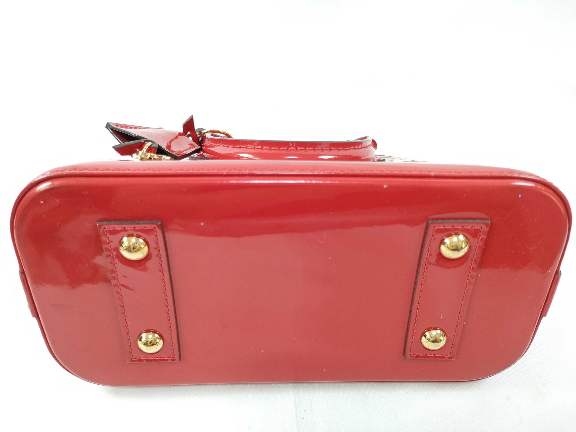 LOUIS VUITTON FL 2165 RFID Unverified Vernis Louis Vuitton Alma BB Handbag