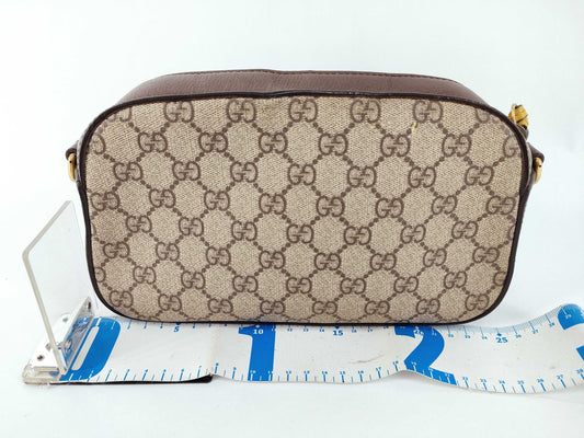 GUCCI GG Canvas Gucci Camera Bag Shoulder Bag