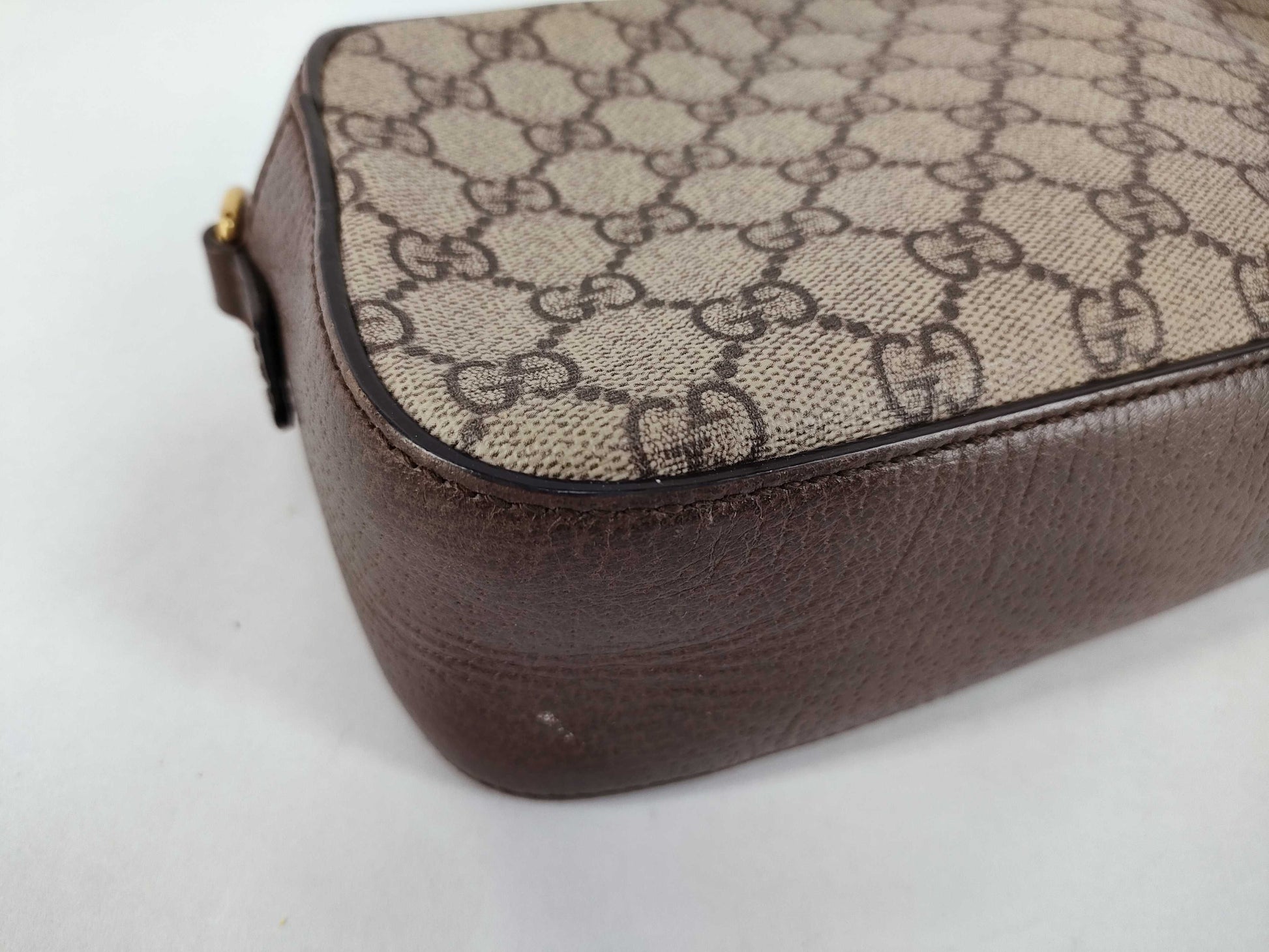 GUCCI GG Canvas Gucci Camera Bag Shoulder Bag