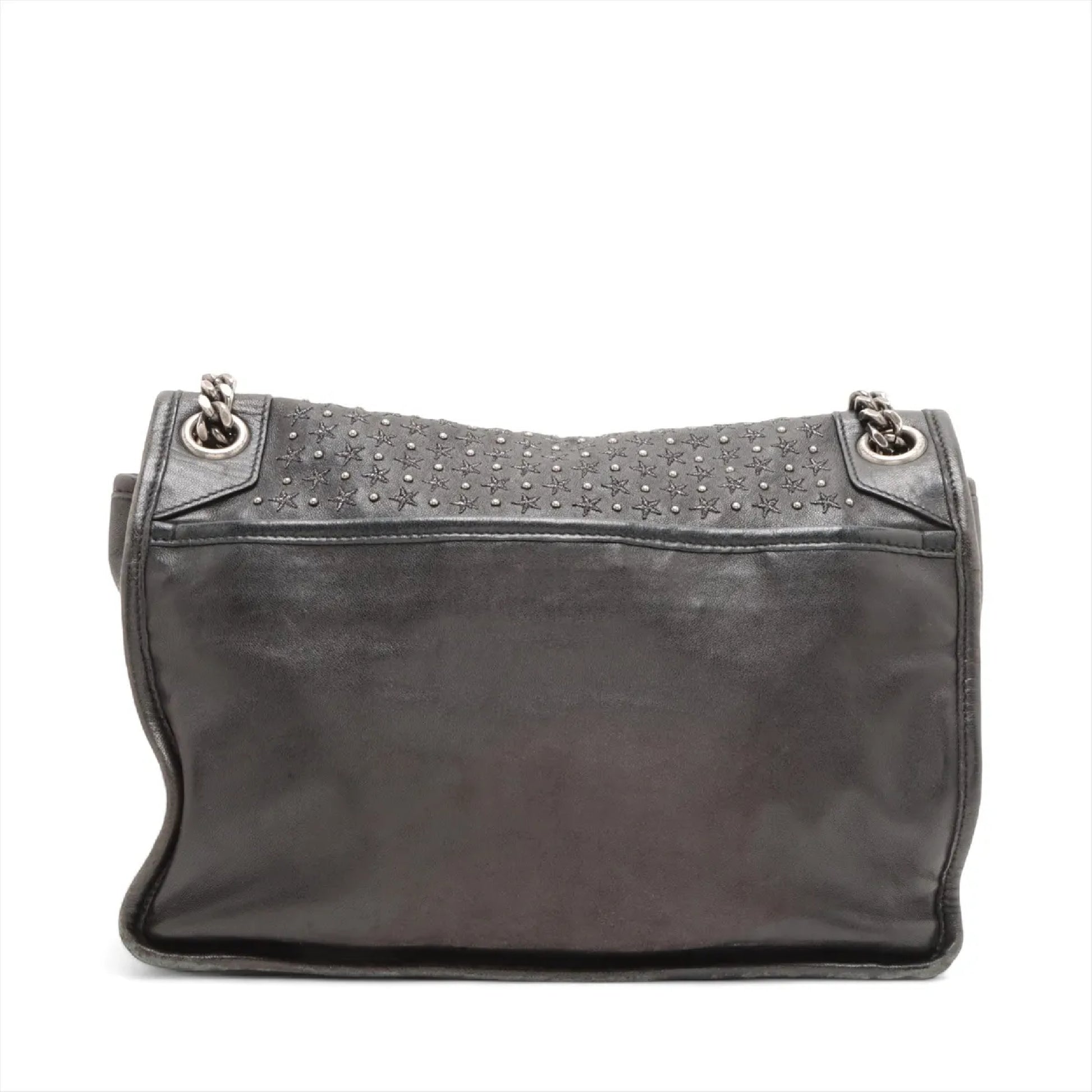 SAINT LAURENT Saint Laurent Paris Niki Leather Chain Shoulder Bag 498894