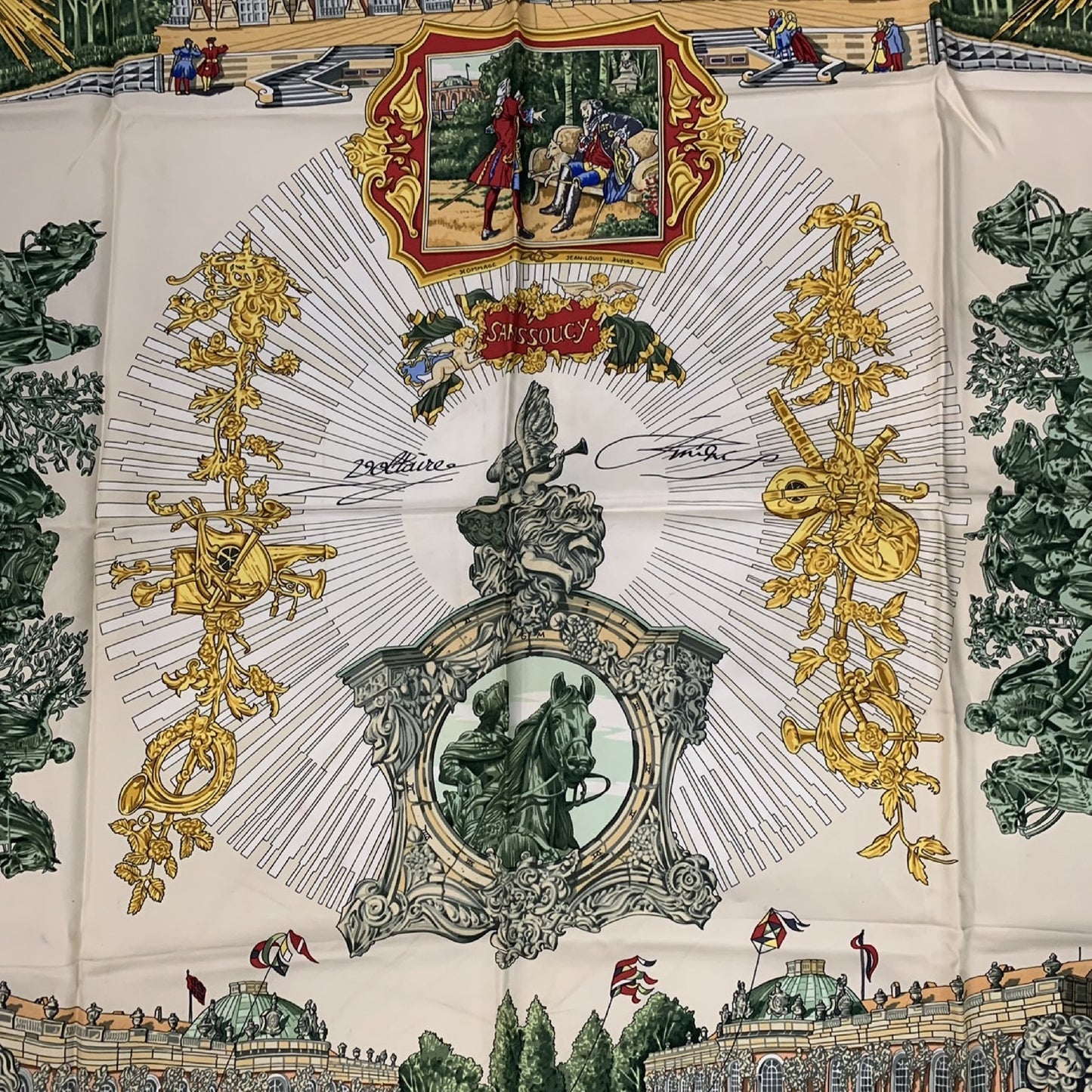 HERMES Sunsuit Palace Scarf