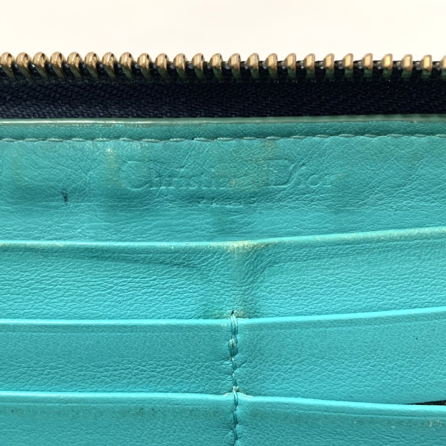 Dior enamel wallet