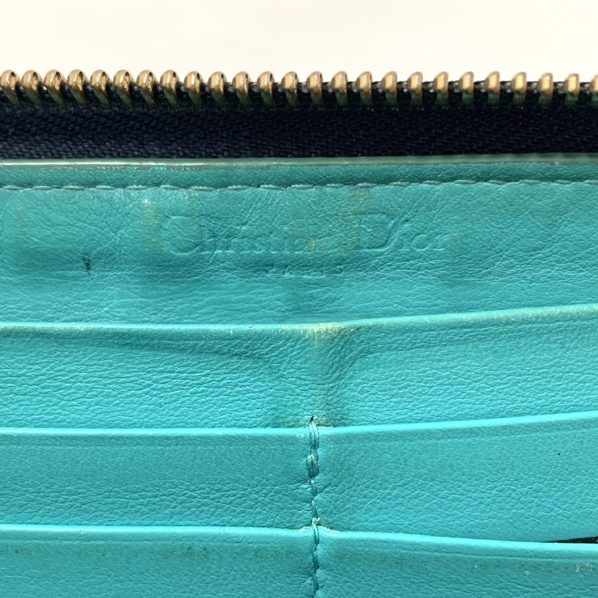 Dior enamel wallet