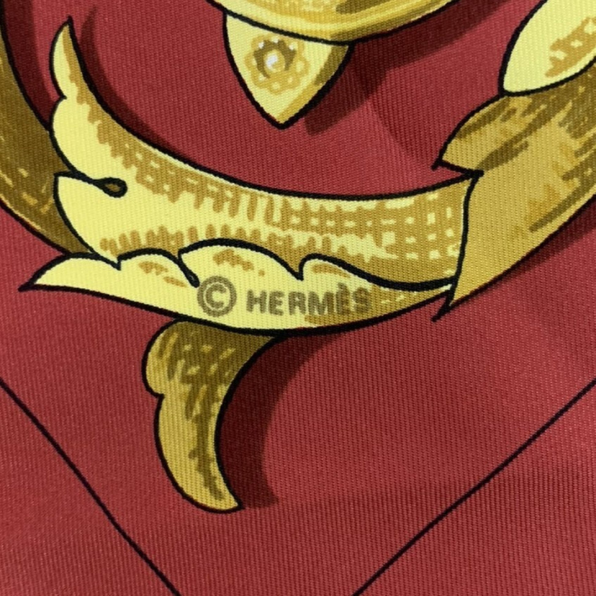 HERMES Elegance of the Bridle Scarf