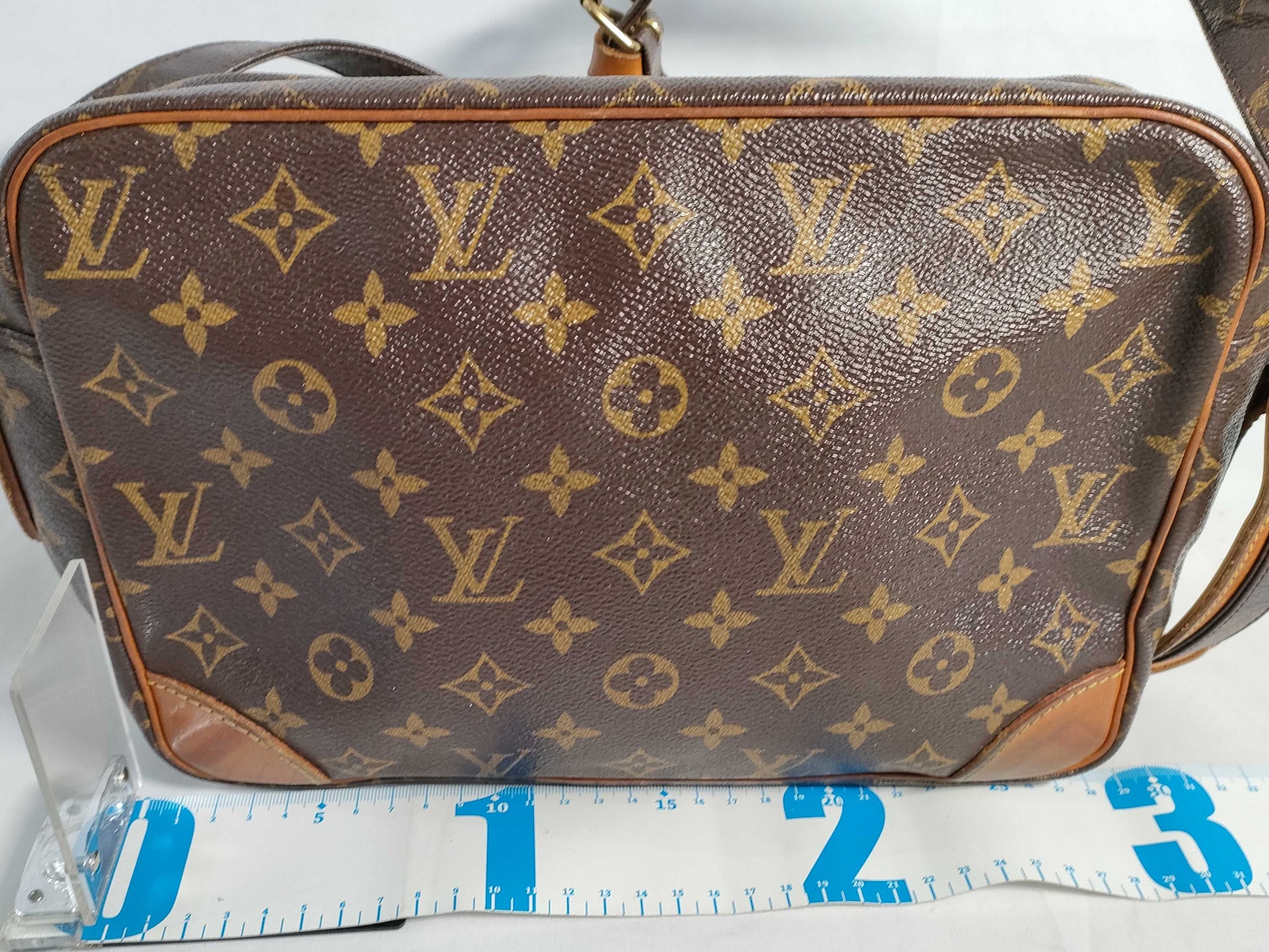 LOUIS VUITTON RFID verification failed No. 0915 Monogram LV Monogram Nile Shoulder Bag Shoulder Bag