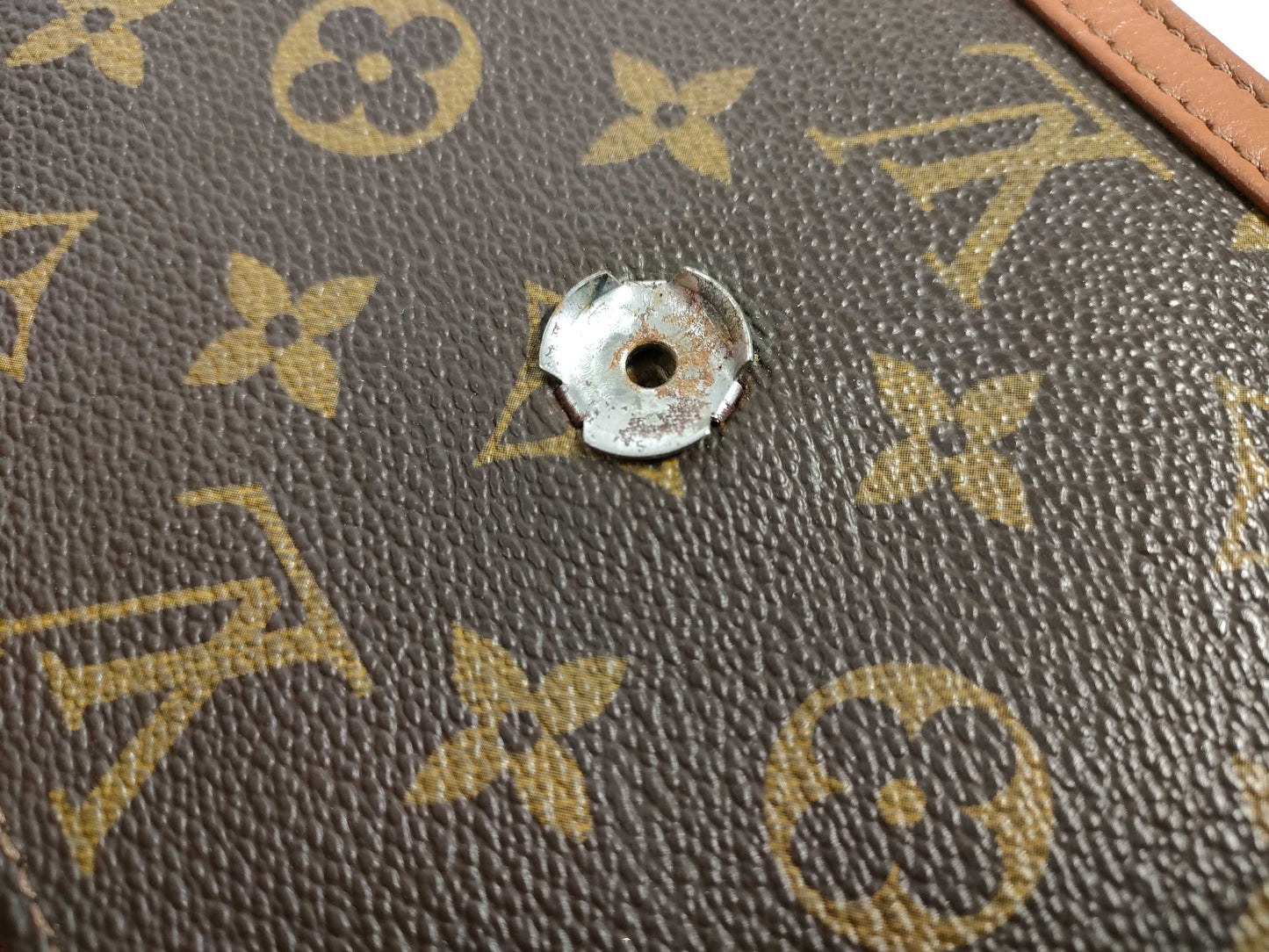 LOUIS VUITTON RFID verification failed 843 Monogram LV Monogram Handbag Second Bag