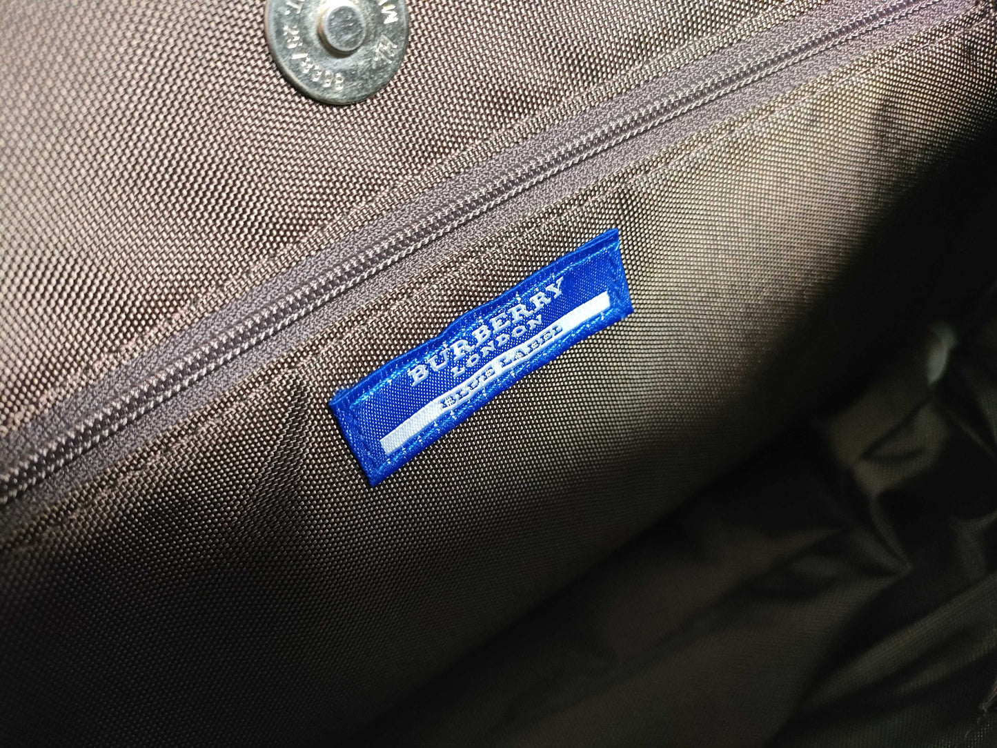 BURBERRY Blue Label Nova Check Leather Handbag