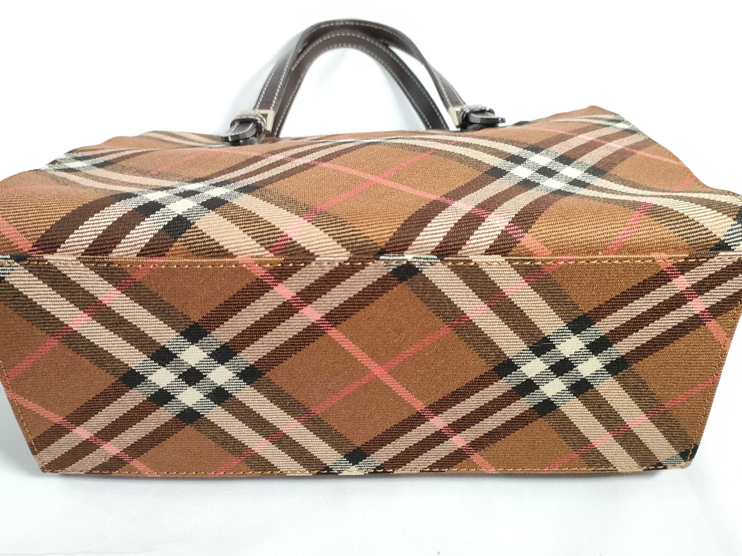 BURBERRY Blue Label Nova Check Leather Handbag
