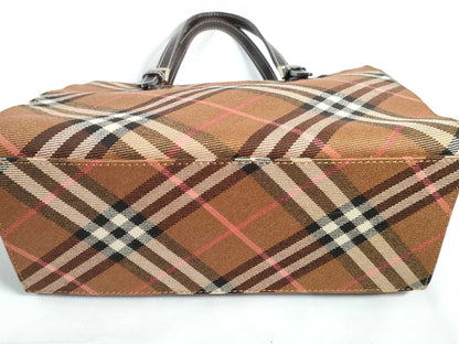 BURBERRY Blue Label Nova Check Leather Handbag