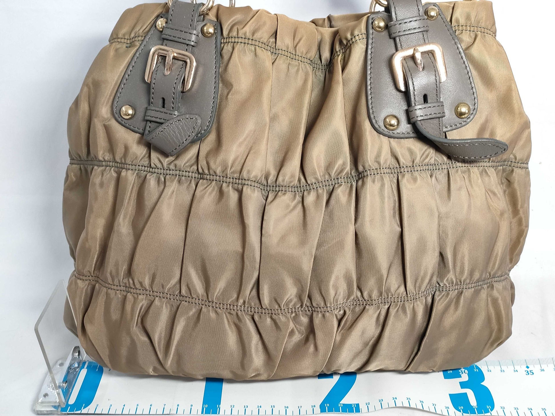 PRADA PRADA Prada Gathered Handbag Shoulder Bag 2-Way Crossbody Shoulder Handbag