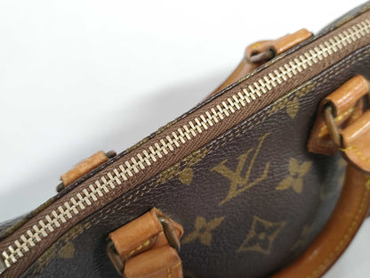 LOUIS VUITTON RFID verification not possible, serial number not confirmed, Monogram LOUIS VUITTON M41534 Monogram M41534 Mini Speedy Pouch Handbag with White Tag