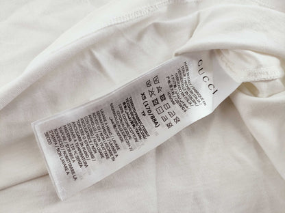 GUCCI GUCCI Short Sleeve T-Shirt Crew Neck G Logo Mirror Print T-Shirt