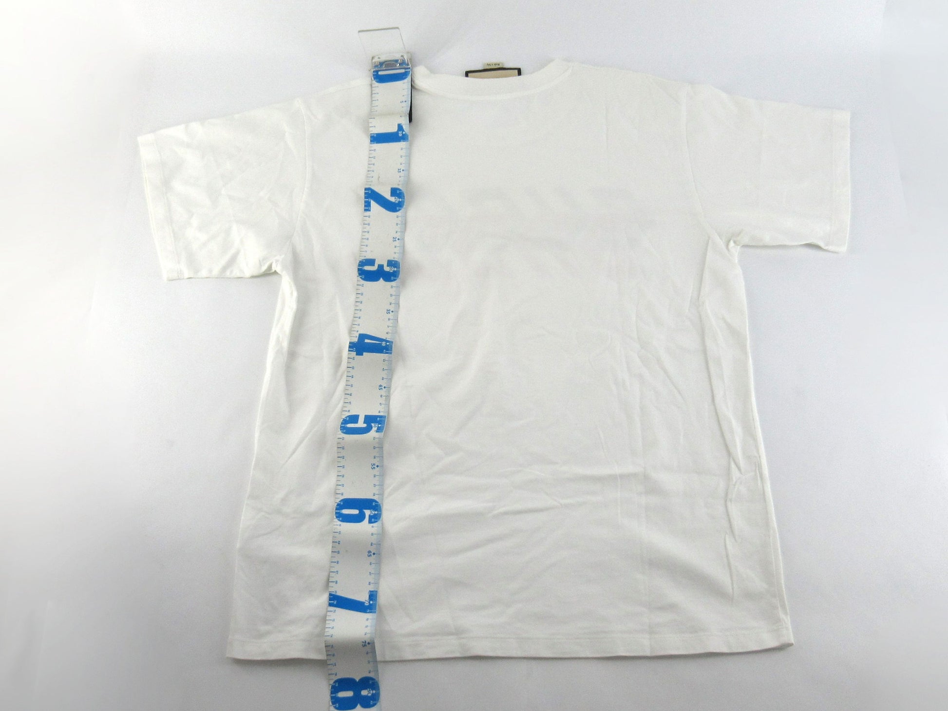 GUCCI GUCCI Short Sleeve T-Shirt Crew Neck G Logo Mirror Print T-Shirt