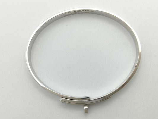 HERMES Kelly ST D0.36ct WG Au750 24.6g Bracelet/Bangle 