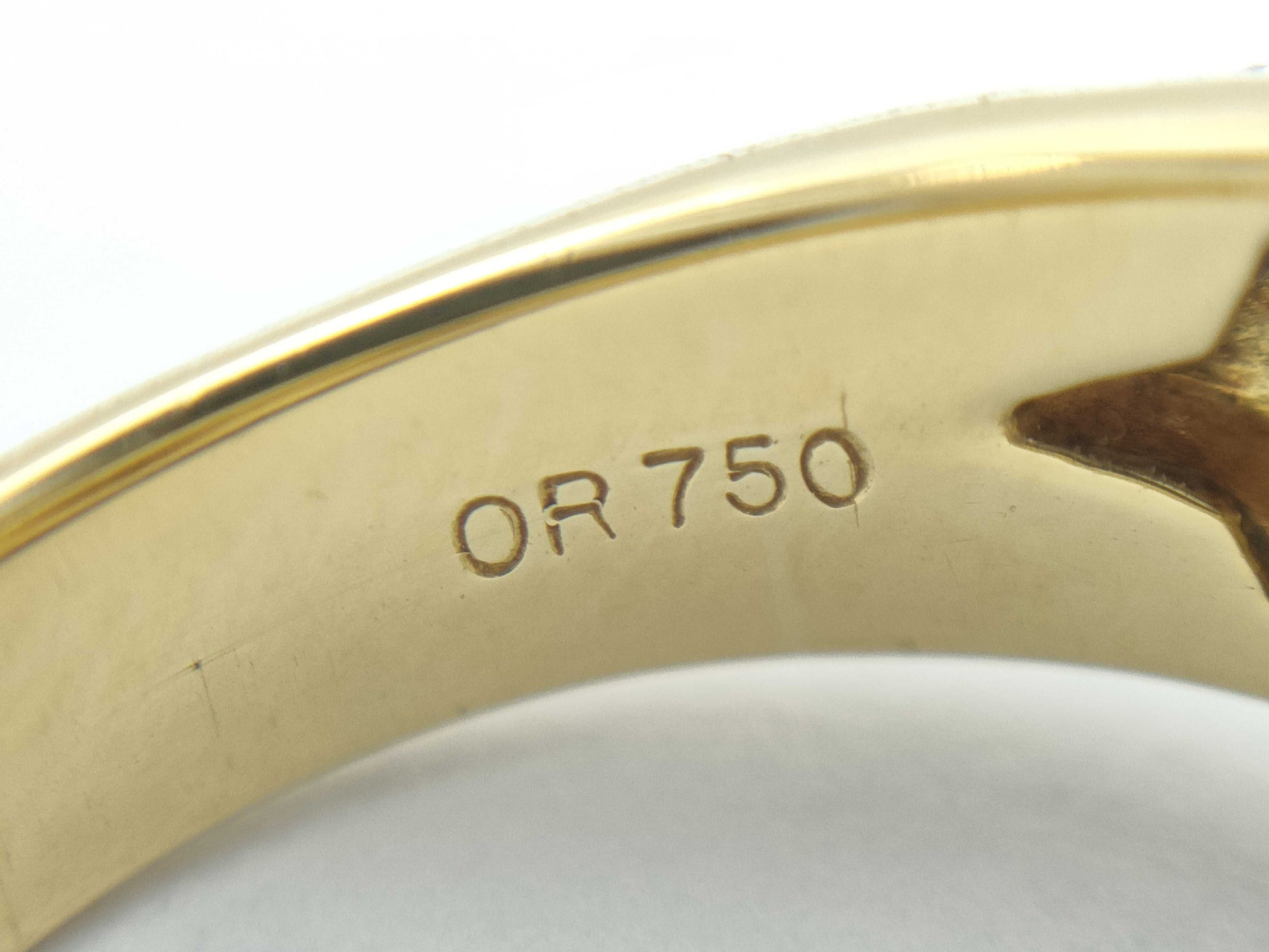 CHANEL Comet Pearl and Diamond Ring, Yellow Gold 750, 11.8g 