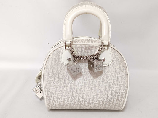 Dior Trotter Glitter Handbag with Dice Charm